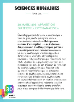 Calendrier 365 jours de Culture générale - Année à bloc