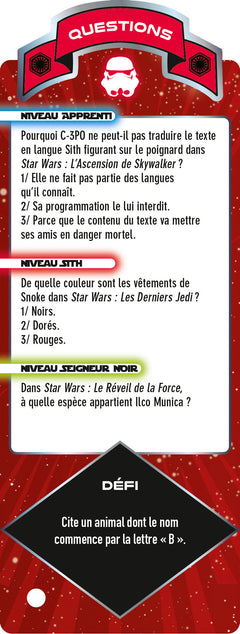 Star Wars - Coffret quiz éventails