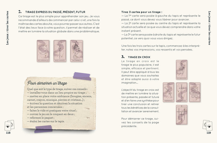 Apprenties sorcières : l'art du tarot - tirages et interprétations