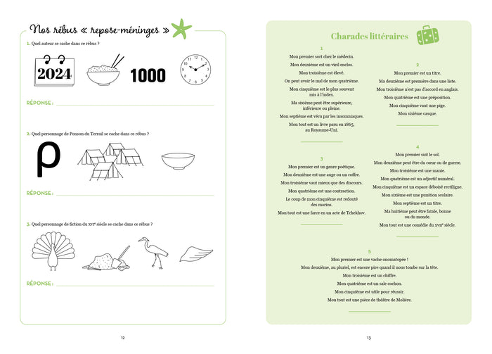 Cahier de jeux culture générale