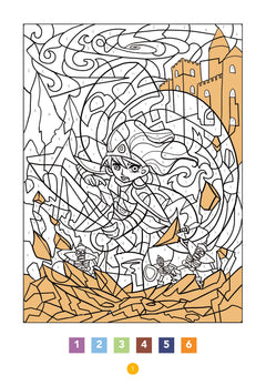 Colos mystères mangas - pochette avec crayons de couleur