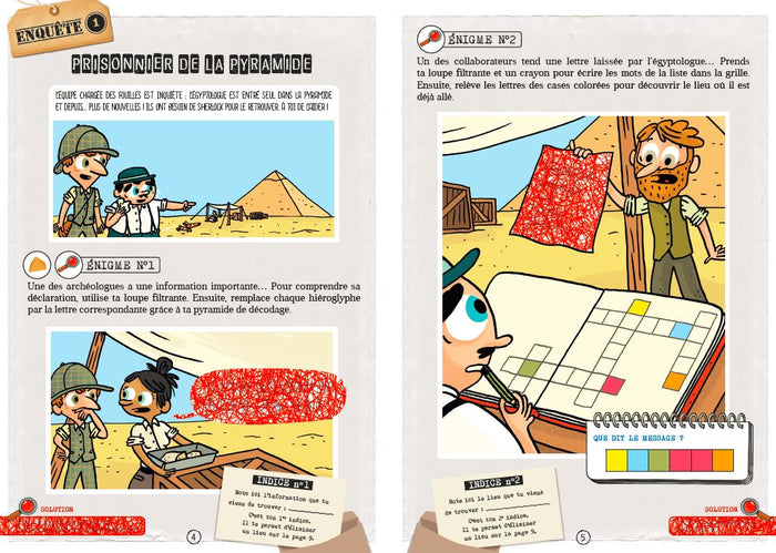 Les 10 enquêtes mystérieuses de Sherlock Holmes en Égypte