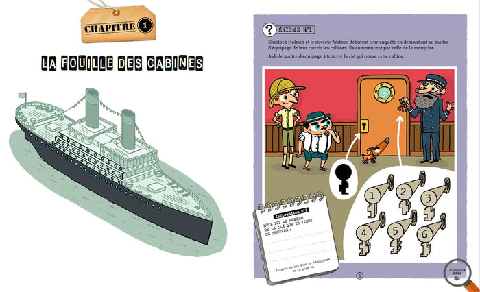 Les cahiers d'enquête de Sherlock Holmes - Le trésor disparu de la marquise