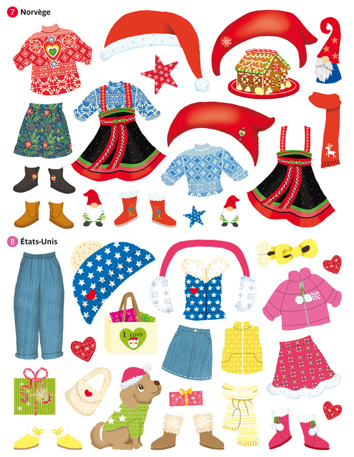 Minimiki - Stickers - Noëls du monde