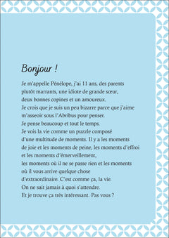 Moi, Pénélope 11 ans - Qu'est-ce qu'on attend pour être heureux ? - Tome 1