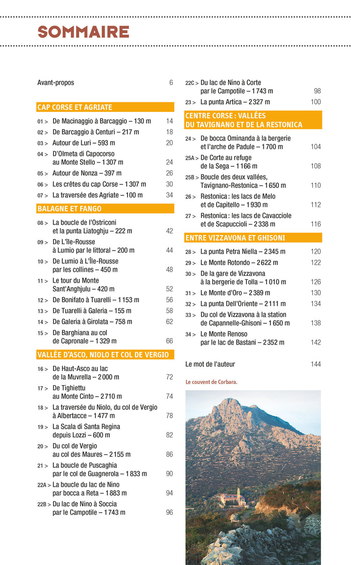 Haute corse, les plus belles randonnées