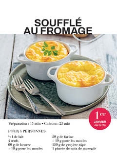 Calendrier 365 recettes préférées des Français - L'Année à Bloc