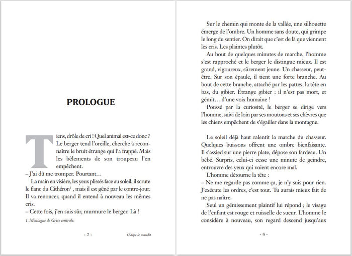 Oedipe le maudit - Histoire noire mythologie N01