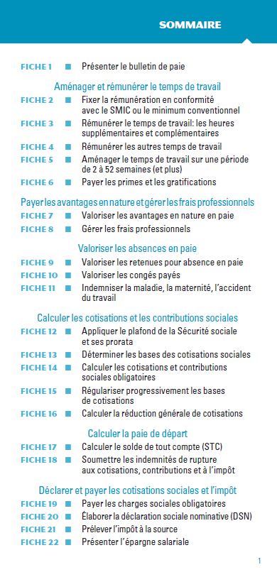 Le petit Paie 2022: L'essentiel en bref