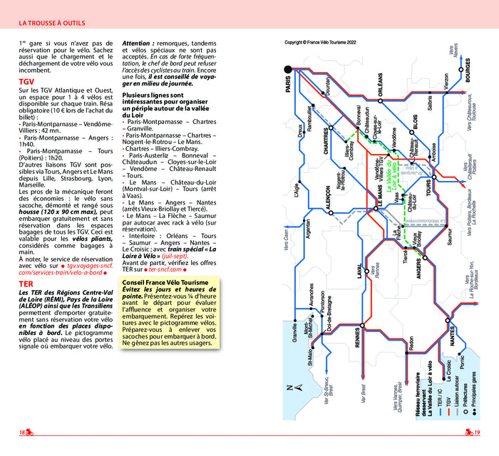 Guide du routard vallée du Loir à vélo