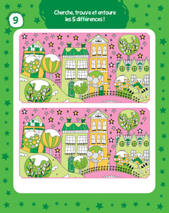 Les jeux de mes 7 ans - bloc avec feutre effaçable