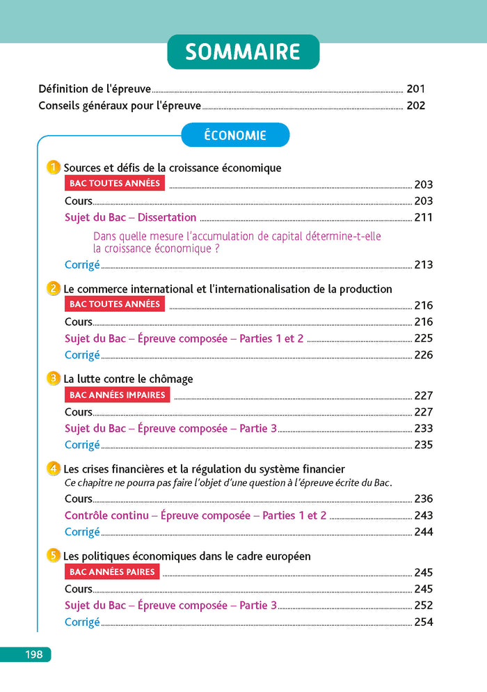 Objectif BAC Tle Ma compil' de spécialités Maths et SES + Grand Oral + option Maths expertes