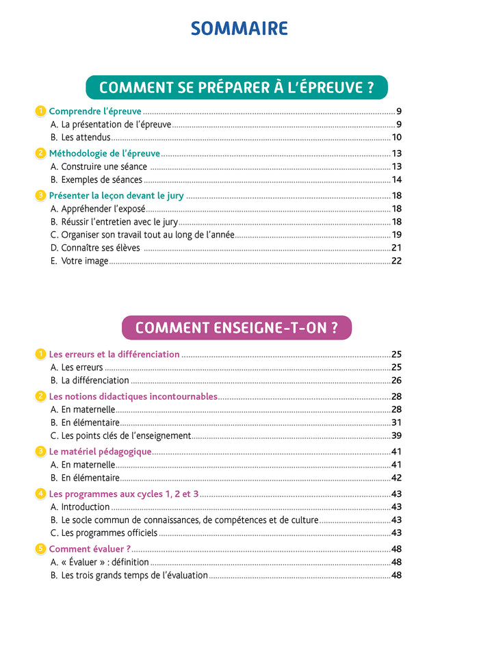 Objectif CRPE 2023 - Maths - La leçon - épreuve orale d'admission