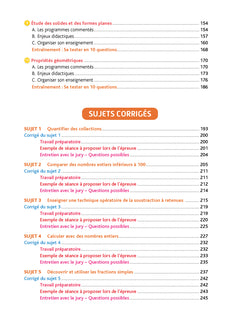 Objectif CRPE 2023 - Maths - La leçon - épreuve orale d'admission