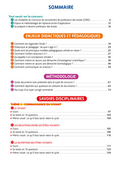 Objectif CRPE 2023 - Sciences et technologie - épreuve écrite d'admissibilité