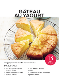 Calendrier 365 recettes préférées des Français - L'Année à Bloc