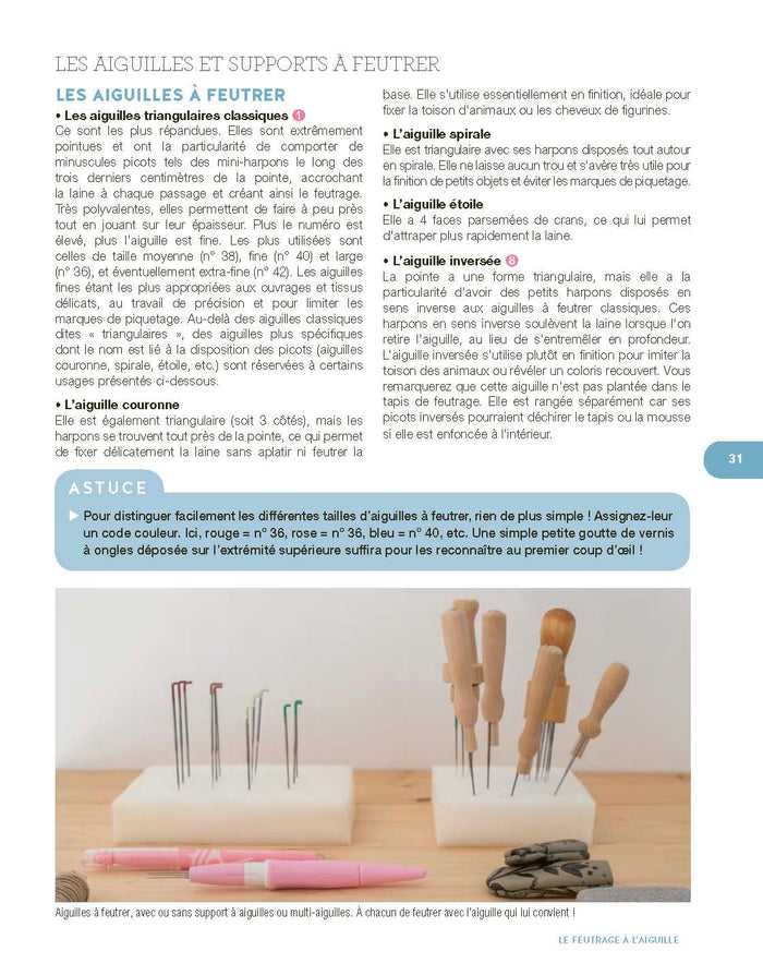 Feutrer la laine cardée