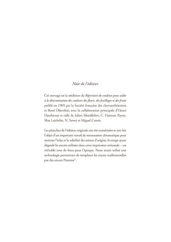 Répertoire de couleurs