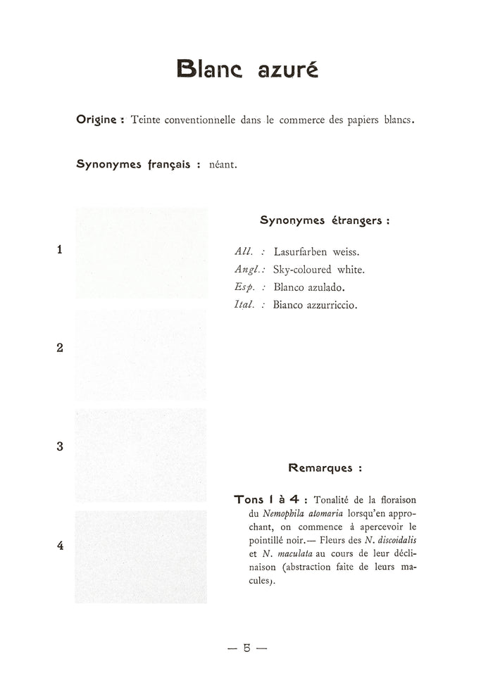 Répertoire de couleurs