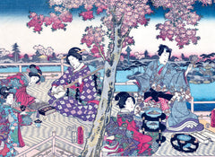 Les cerisiers en fleur par les grands maîtres de l'estampe japonaise (coffret)