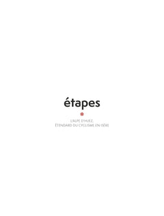 Etapes - L'Alpe d'Huez