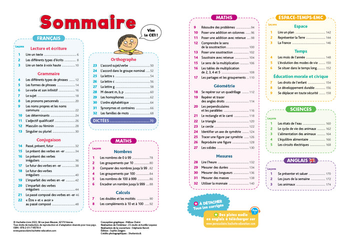 Mon année de CE1 avec Sami et Julie (toutes les matières)