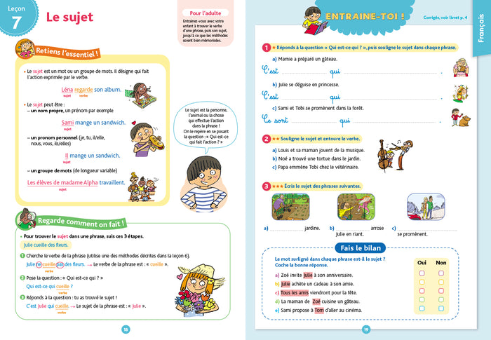 Mon année de CE1 avec Sami et Julie (toutes les matières)