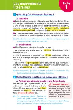 Objectif Bac Fiches détachables Français 1re Bac 2023