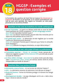 Objectif Bac Grand Oral Tle générale