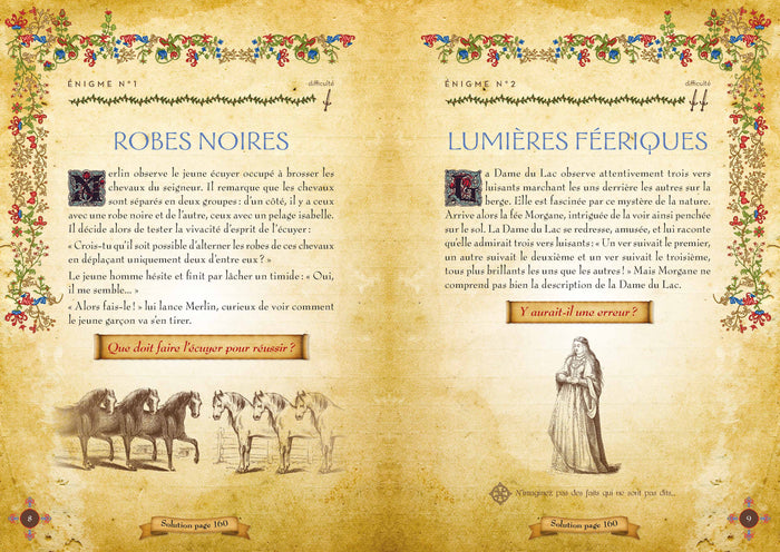 150 enigmes d'Arthur et des chevaliers de la Table Ronde
