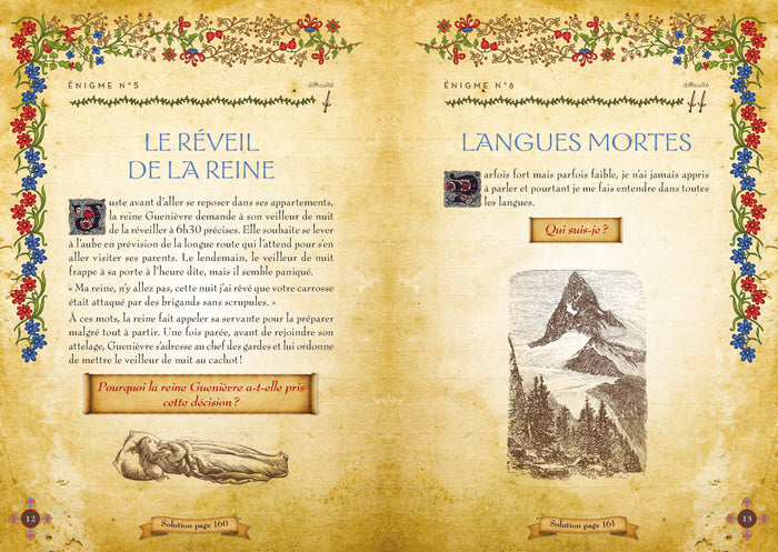 150 enigmes d'Arthur et des chevaliers de la Table Ronde
