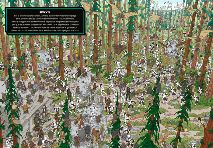 STAR WARS - Où se cachent les droïdes ? - Cherche et Trouve