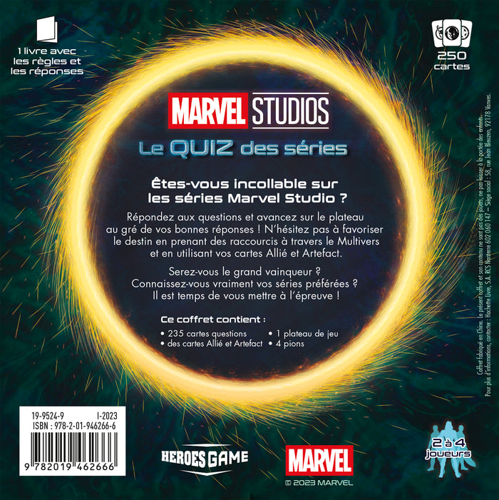 Boîte quiz Séries Marvel