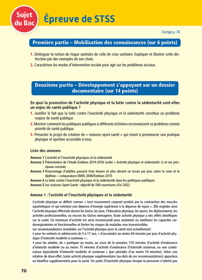 Objectif Bac 2023 - Term ST2S