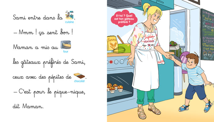 Les histoires de P'tit Sami Maternelle (3-5 ans) : Le pique-nique de Sami et Julie