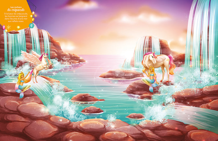 Licornes de rêve - Cahier de stickers Magie des sirènes