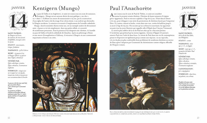 saints, une figure inspirante pour chaque jour de l'année