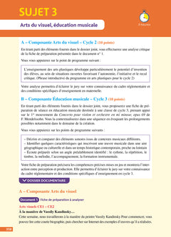 Objectif CRPE 2023 - Arts - Epreuve écrite d'admissibilité