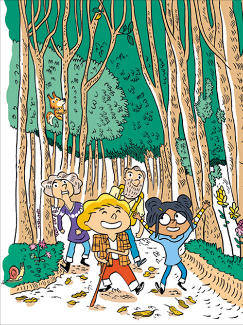 La cabane avec papi et mamie