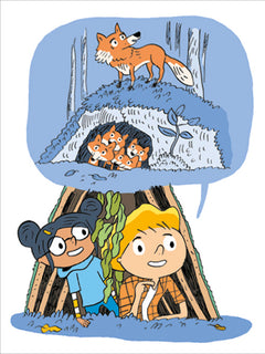 La cabane avec papi et mamie