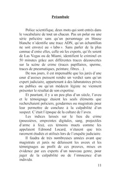 Petites histoires de la police technique et scientifique