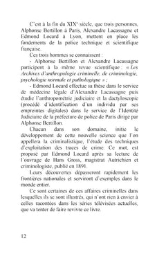 Petites histoires de la Police Technique et Scientifique