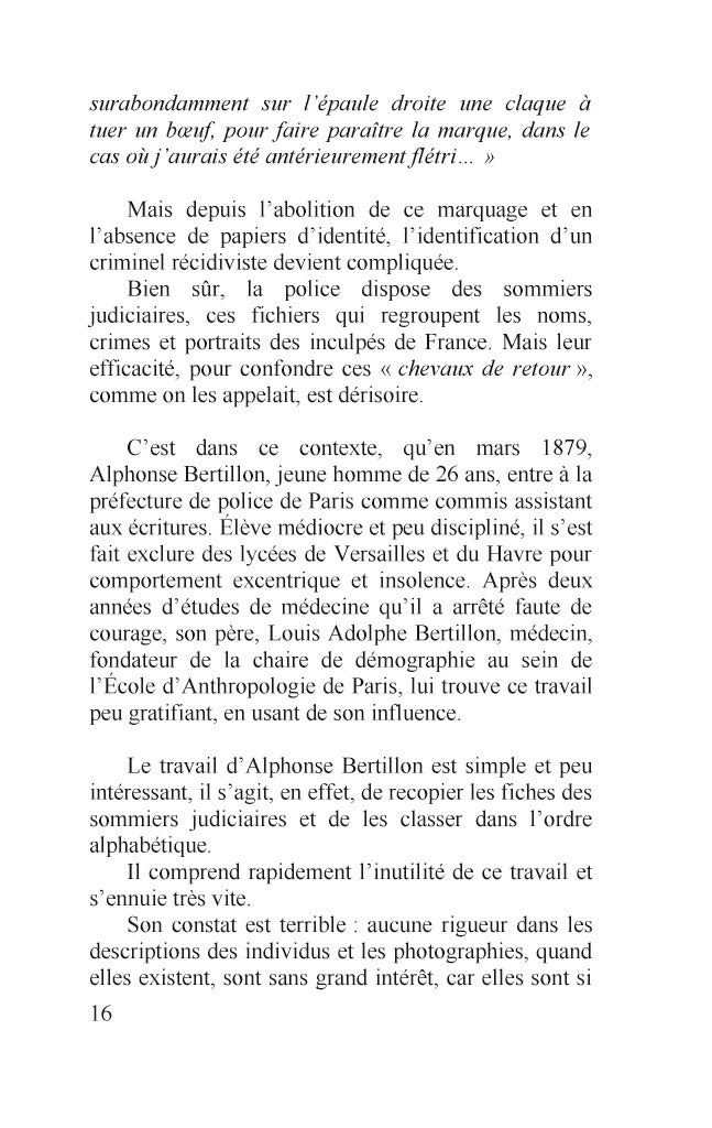 Petites histoires de la police technique et scientifique