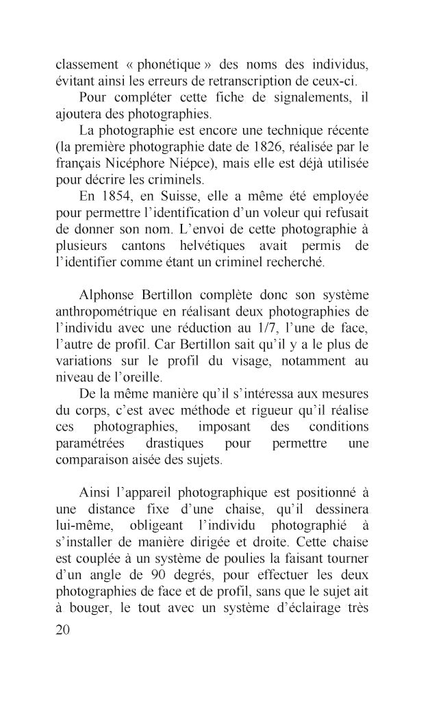 Petites histoires de la police technique et scientifique