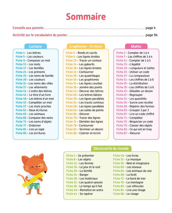 Toute ma maternelle - Moyenne section 4-5 ans