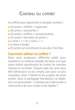 Mes cartes Montessori : Chiffres rugueux