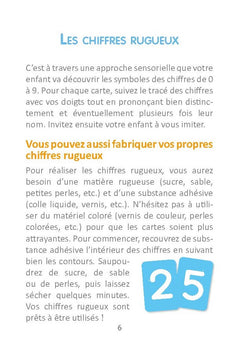 Mes cartes Montessori : Chiffres rugueux