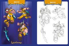 Les Légendaires - Coloriages cultes à collectionner