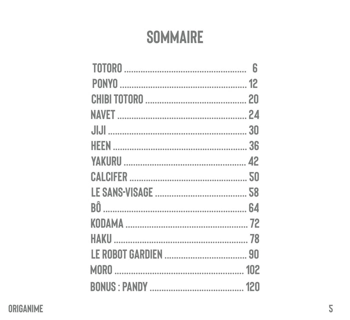 ORIGANIME STUDIO GHIBLI