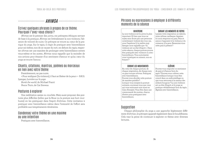 Yoga au-delà des postures